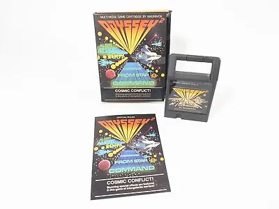 Magnavox Odyssey 2 - Cosmic Conflict Cartridge W/ Box + Manual • $12.74