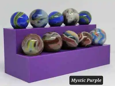 2 Tier 10 Marble Collectors Marble Display For Marbles • $13.99