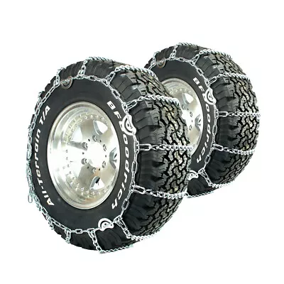 Titan Truck Link Tire Chains CAM Type On Road Snow/Ice 5.5mm 235/75-15 • $266.61