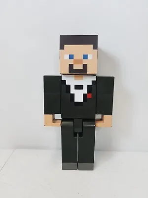 Minecraft Dungeons Large Scale Tuxedo Steve Action Figure Mattel 2017. 8.5  Tall • $19.51