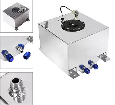 10 Gallon Universal Aluminum Racing/Drift Fuel Cell Tank + Level Sender • $92.39