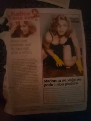 Madonna Clippings Croatian  Language 2013 Year  Rarity • $18