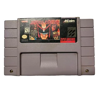Judge Dredd (Super Nintendo 1995) SNES Cartridge Only Tested & Working • $14.93