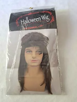 Halloween Wig Costume Accessory Adult Men's Wig Punk Rock Style - Brown • $9.99