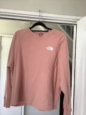 £5 • Buy Women’s Pink North Face Sweater / Top - L 14/16