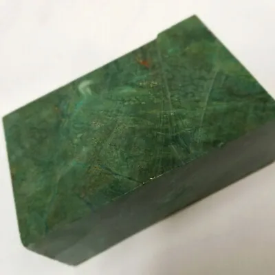 Rare Green Verdite Carving Stone For Carving Fetishes Peace Pipe F20 • $88.88