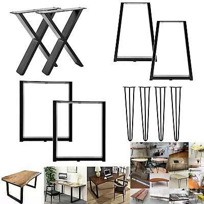£14.10 • Buy Metal Table Legs Frame Bench Steel Furniture Leg Office Desk Workstation Rack