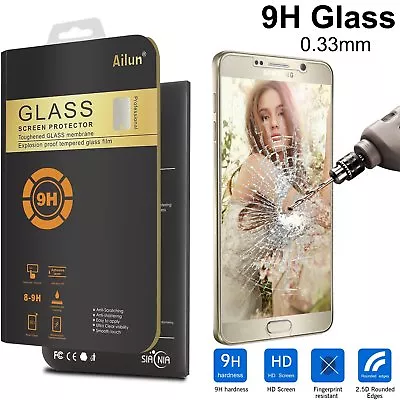 $15.19 • Buy [2-Pack] Samsung Note5 / S6 Screen Protector, HD Tempered Glass Screen Protector