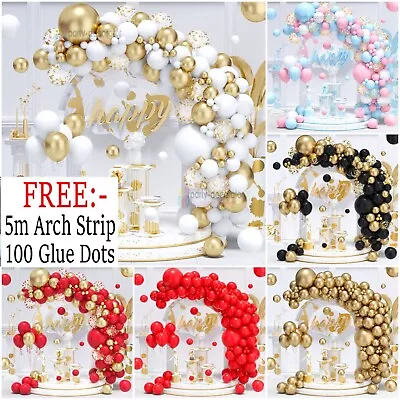 £16.99 • Buy Balloon Arch Kit +Balloons Garland Birthday Wedding Party Baby Shower Decor UK..