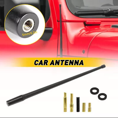 13in Rubber Radio Antenna Duck AM/FM Black UHF Antenna For Car Truck Caravan • $14.99