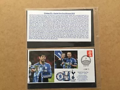 Chelsea FC Capital One Cup Winners 2015 First Day Cover • £3