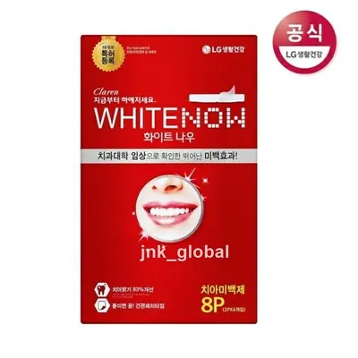 $50.15 • Buy 1Box Claren Whitenow Strip Teeth Whitening Long Lasting Mint 8P + Track
