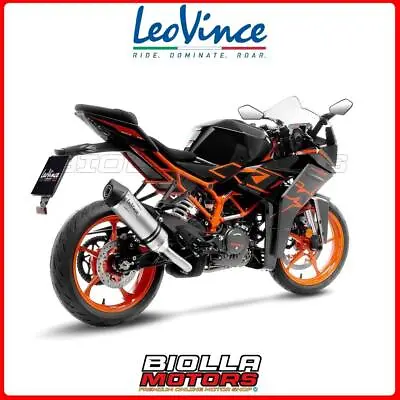 14415e Muffler Leovince Ktm Rc 125 2022 - 2023 Lv One Evo Stainless Steel Euro 5 • $457.95