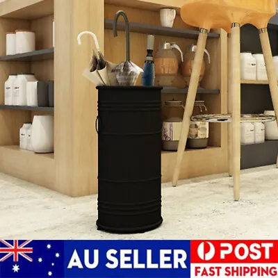 $51.98 • Buy AU Umbrella Stand Vintage Style Metal Walking Stick Holder Rack 20x51cm Black