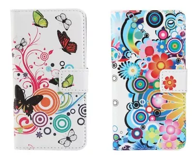Floral Or Butterfly Phone Cover For Samsung Galaxy Alpha G850 Flip Card Holder • $5.40