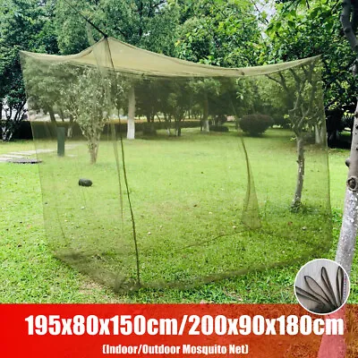 Portable Large Green Camping Mosquito Fly Net Indoor Outdoor Netting Insect Tent • $17.65