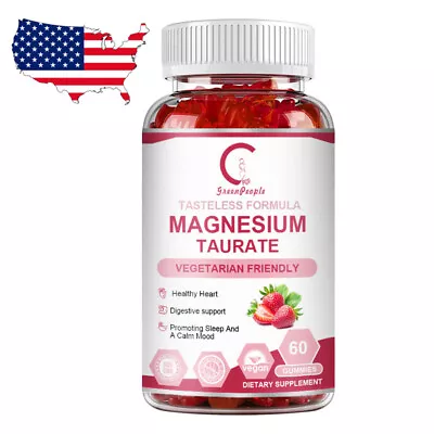 1800mg Magnesium Taurate Supports Cardiovascular Health And Reduces Anxiety USA • $15.16