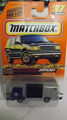 1998 Matchbox Horse Box Farm Series 18 # 87 Of 100 Vehicles  • $4.89