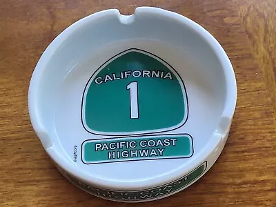 California 1 Pacific Coast Highway Ashtray Agiftcorp Mint Condition - Free S&H! • $14.99