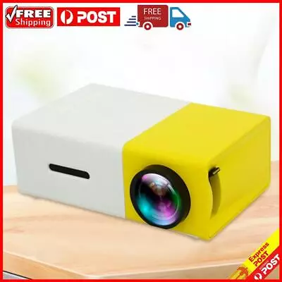 YG300 Mini Projector 1080P LCD LED Entertainment Projector (Yellow UK Plug) • $71.05