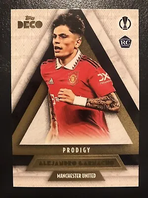 2022-23 Topps Deco Prodigy Alejandro Garnacho Manchester United Rookie • $19.95