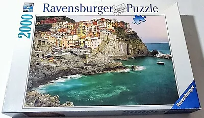 Ravensburger Jigsaw - Cinque Terre Italy 2000 Piece Puzzle #166152 ADULT OWNED • $19