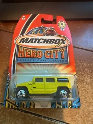 2004 Matchbox Hero City To The Rescue Hummer H2 SUV Concept #73 • $3.25