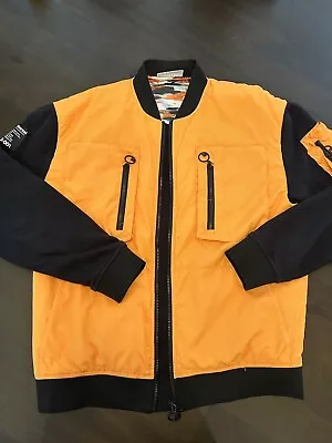 FILA Men’s Jacket - Size M (VARSITY / TRACK / BOMBER / ORANGE / BLACK) • $18.99
