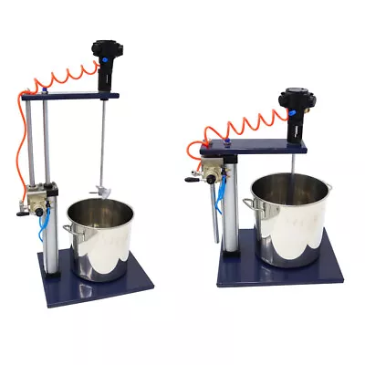 $568.70 • Buy 5 Gal Pneumatic Mixer With Stand And 2 Shafts Propellers Paint Stirring Tool