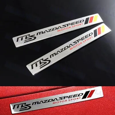 Body Trunk Fender Hood Engine Emblem For MS MAZDASPEED Badge Sticker Decal 2 PCS • $6.47