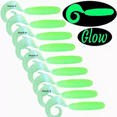 $6.99 • Buy  Soft Plastic Bream Fishing Lures Tackle Grub Curly TAIL FLATHEAD  Bass Cod Lure