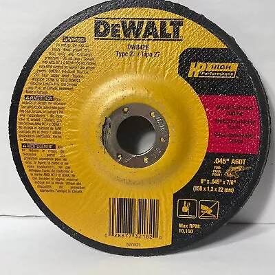 DeWalt DW8426 Metal Stainless Cutting Wheel 6  0.045  7/8  Bulk Pack Of 25 • $99.99