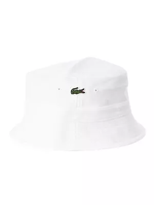 Lacoste Men's Logo Bucket Hat White • $67.05