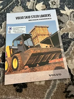 Volvo MC60 MC70 MC80 MC90 MC110 Skid Steer Loader Brochure FCCA • $19.99