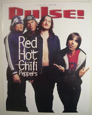 $4.95 • Buy Red Hot Chili Peppers Pulse Magazine Us Promo Poster 2002