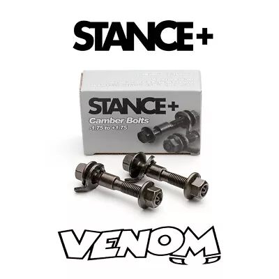 Stance+ 12mm Front Camber Adjustment Bolts For VW Polo Mk4 9N 9N3 2001-2008 • $27.29