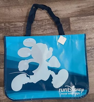RunDisney Reusable Shopping Tote Bag Blue Mickey Mouse Run Disney NEW • $11