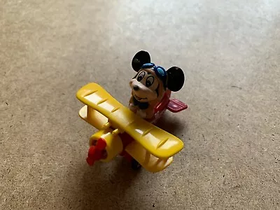 Walt Disney Productions Wdp Tomy Mickey Mouse Airplane Figure Toy Made In Japan • $9.95