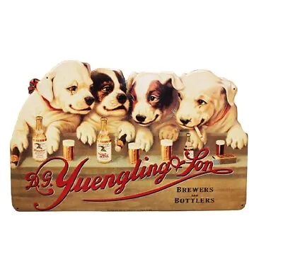 $24.94 • Buy Yuengling Brewery Ale Craft Beer Drink Dogs Smoking Cigar Metal Sign Made In USA