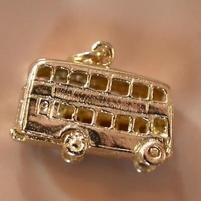 9 Ct GOLD Second Hand London Bus Charm • £164.95