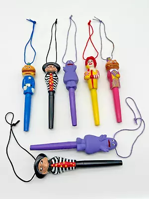 Vintage Set Of 7 McDonalds Happy Meal Pens 1980-1982 (set + 2 Extra)! • $69.99