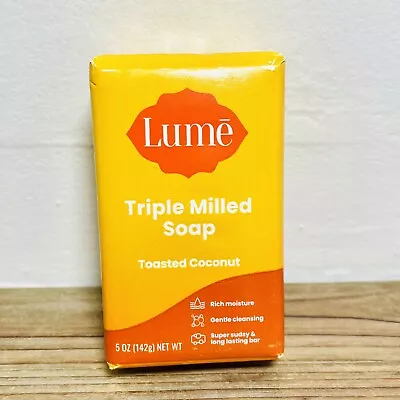 Lume Triple Milled Soap Rich Moisture & Gentle Cleansing 5oz (Toasted Coconut) • $15