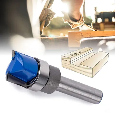 £7.11 • Buy 1/4 Shank Hinge Mortise Template Router Bit Woodworking Milling Cutter Tool UK