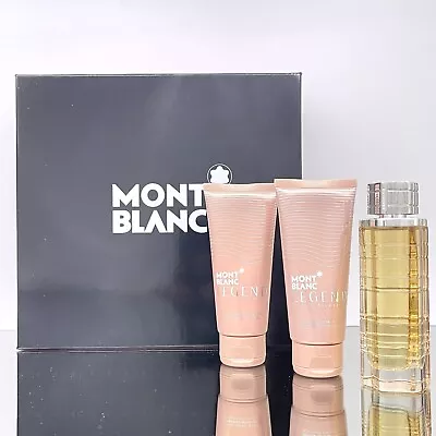 Mont Blanc LEGEND Pour Femme Women SET 3.3oz B/L+3.3oz S/G+2.5oz EDP SPR • $74.95