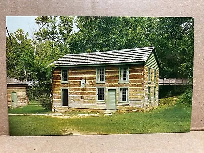 Spring Mill State Park Mitchell Indiana Pioneer Village Scene Chrome Postcard • $4.80