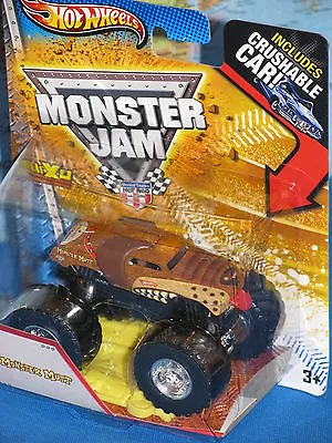 Hot Wheels Monster Jam Monster Mutt Crushable Car ***brand New & Rare*** • $29.99