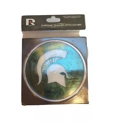 Michigan State Spartans Block S 4  Hitch Cover 2  Hitch Rico Needs Pin Or Lock • $29.95