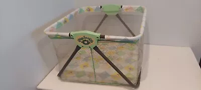 Vintage 1983 Coleco Cabbage Patch Doll Playpen  Folds Flat • $49.97