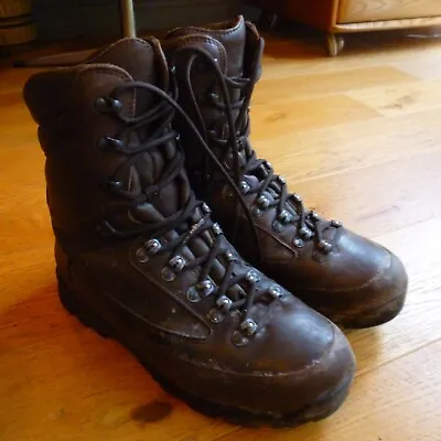 Karrimor Sf Womens Cold Wet Weather Brown Army Issue Combat Boots Size UK 8 M • £36.99