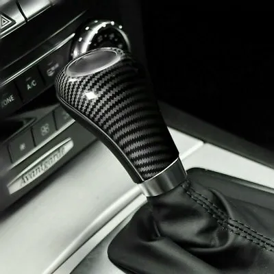 Carbon Fiber Gear Shift Knob Cover Trims For Mercedes-Benz W204 C E G GLS Class • $9.10